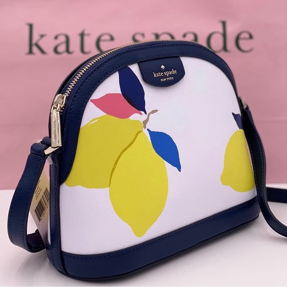 kate spade Handbags - NWT Kate Spade Sylvia Dome Crossbody “Lemon Zest”